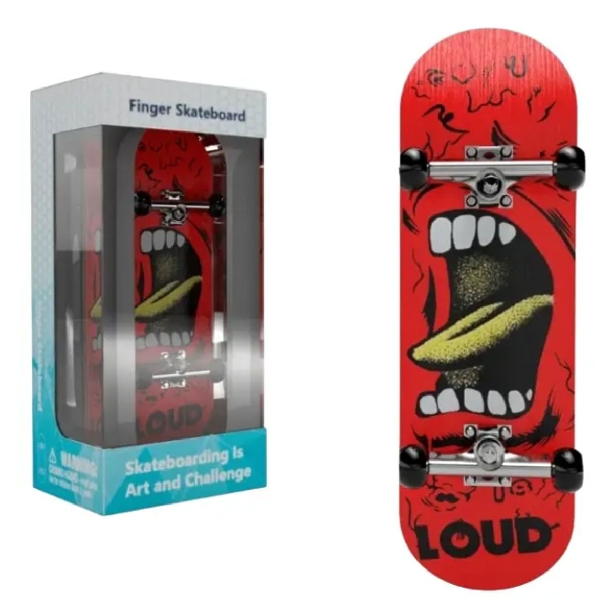 GENERICO - Patineta Fingerboard Lengua Profesional Madera Rodamientos