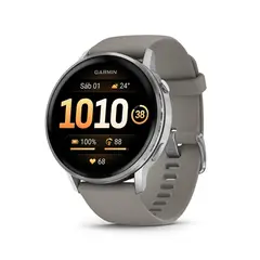 GARMIN - Smartwatch Venu 4 45mm Black w Silver Gray