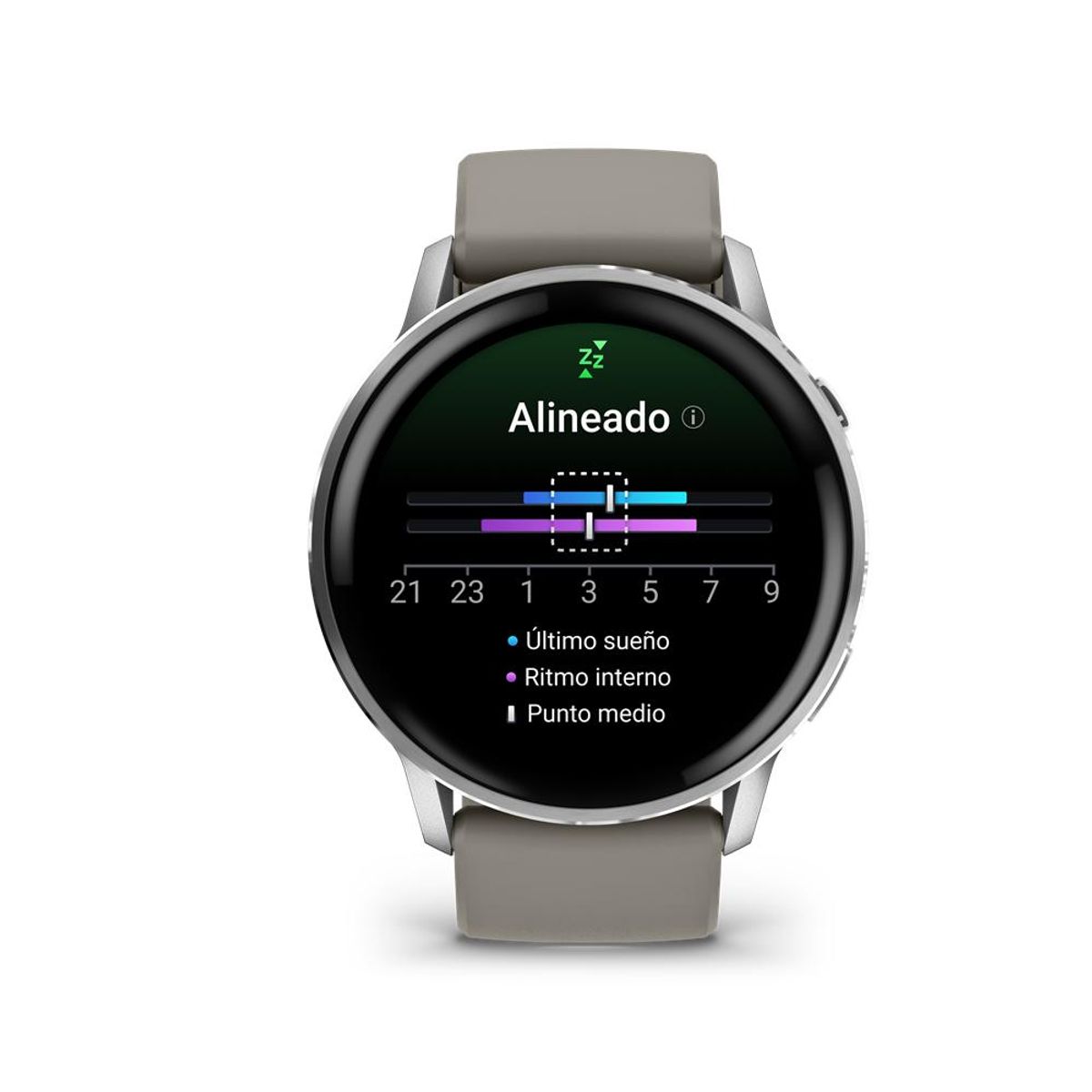 GARMIN - Smartwatch Venu 4 45mm Black w Silver Gray Garmin