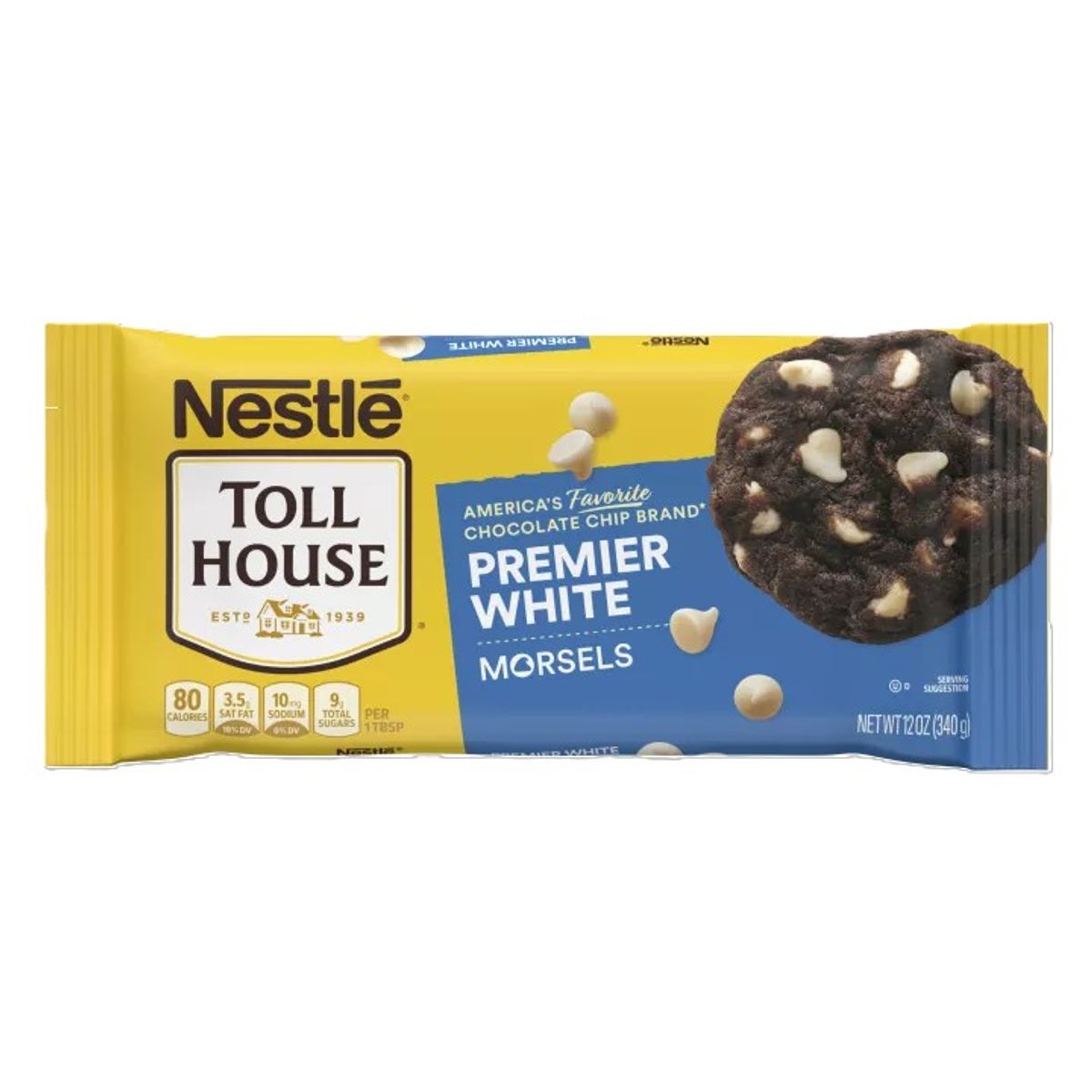 NESTLE - Chips Chocolate Blanco Toll House Nestle 340 g Kiosclub