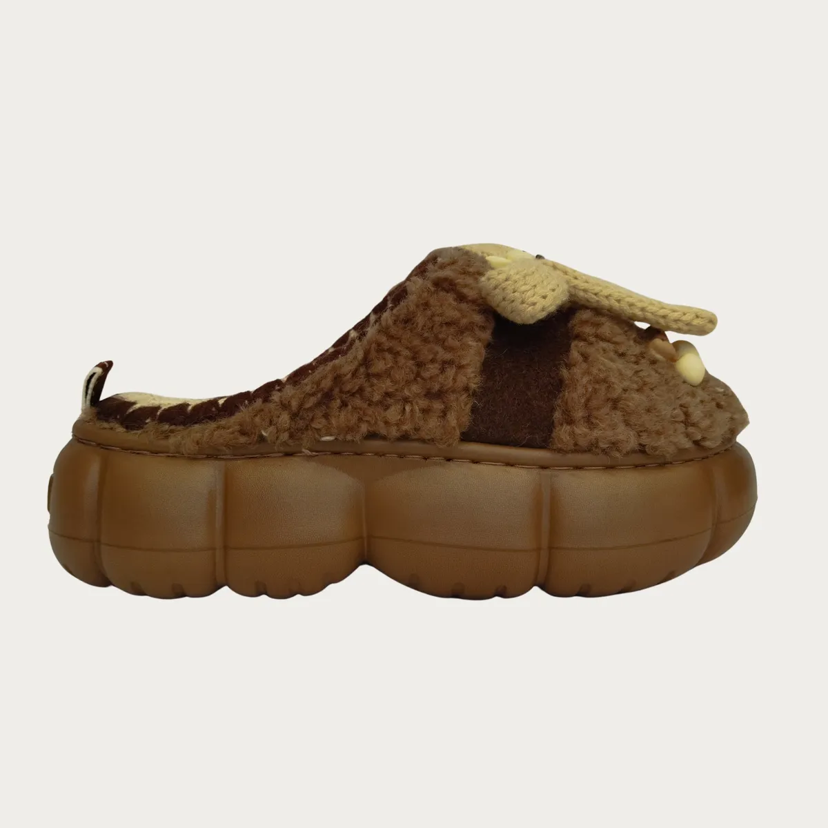 LIKE SHOP - Pantufla Premium Mujer Diseño Crochet Suela Confortable 5254
