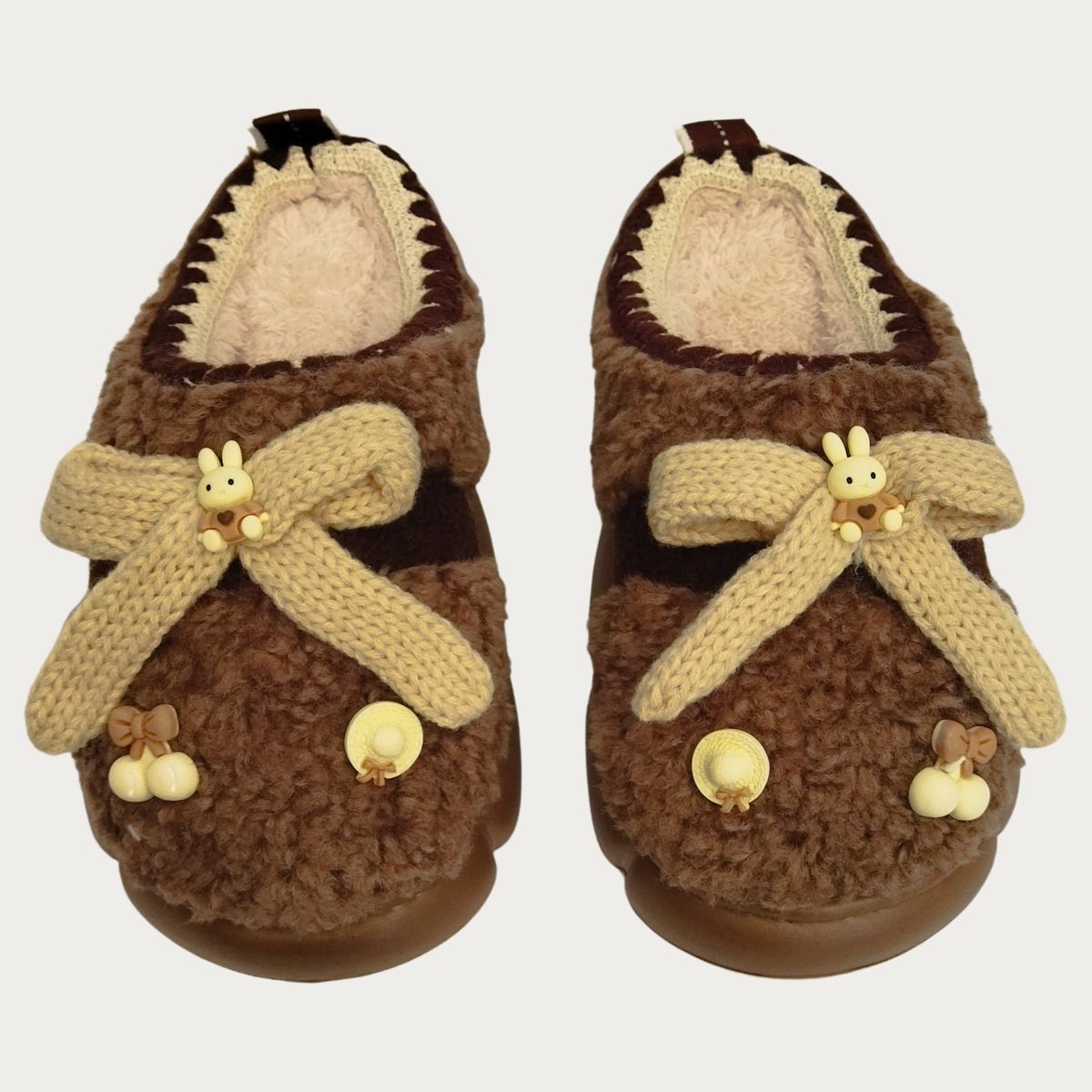 LIKE SHOP - Pantufla Premium Mujer Diseño Crochet Suela Confortable 5254