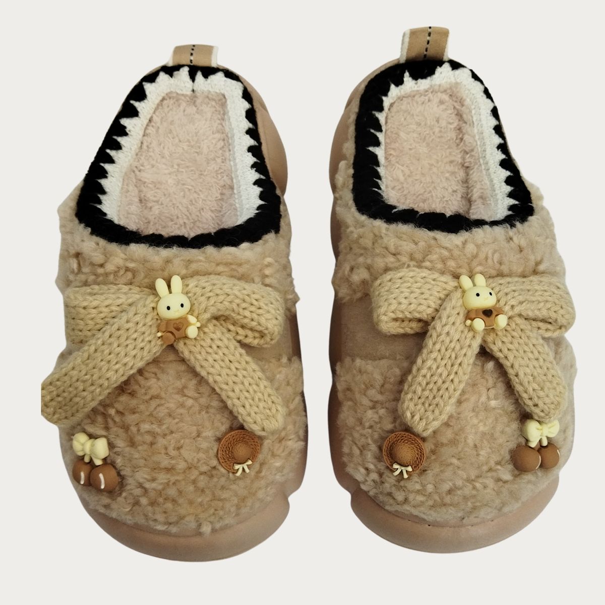 LIKE SHOP - Pantufla Premium Mujer Diseño Crochet Suela Confortable 5254