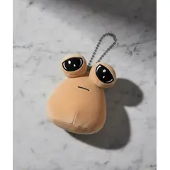 GENERICO - Llavero Colgante Peluche Pou Mascota 12 Cm
