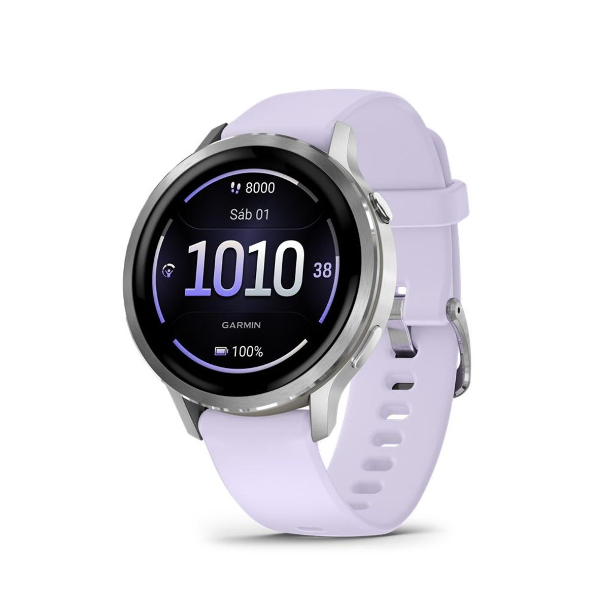 GARMIN - Smartwatch Venu 4 41mm Gray Silver Periwinkle Garmin