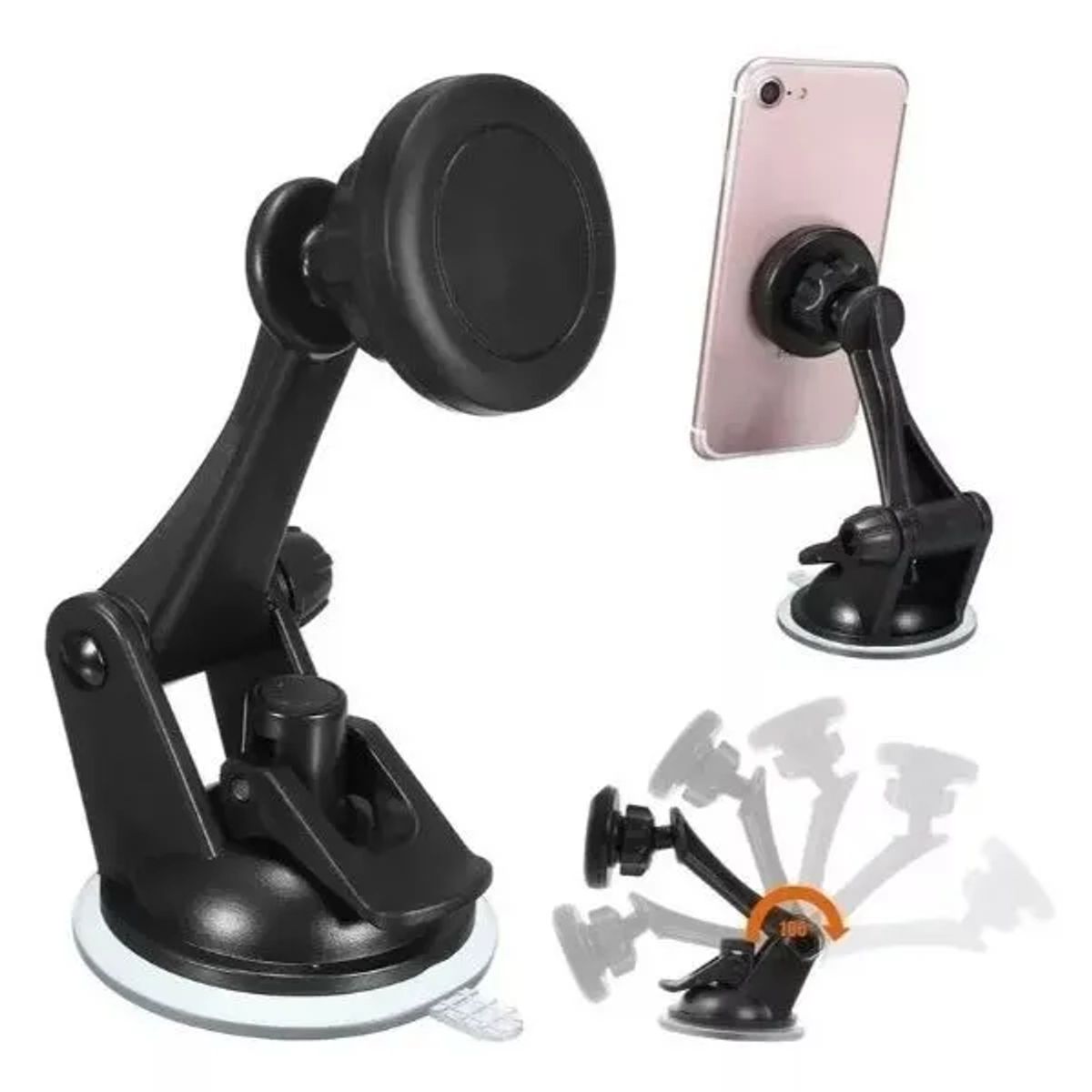 GENERICO - Soporte Para Telefono Base Porta Celular Auto Iman Incluido