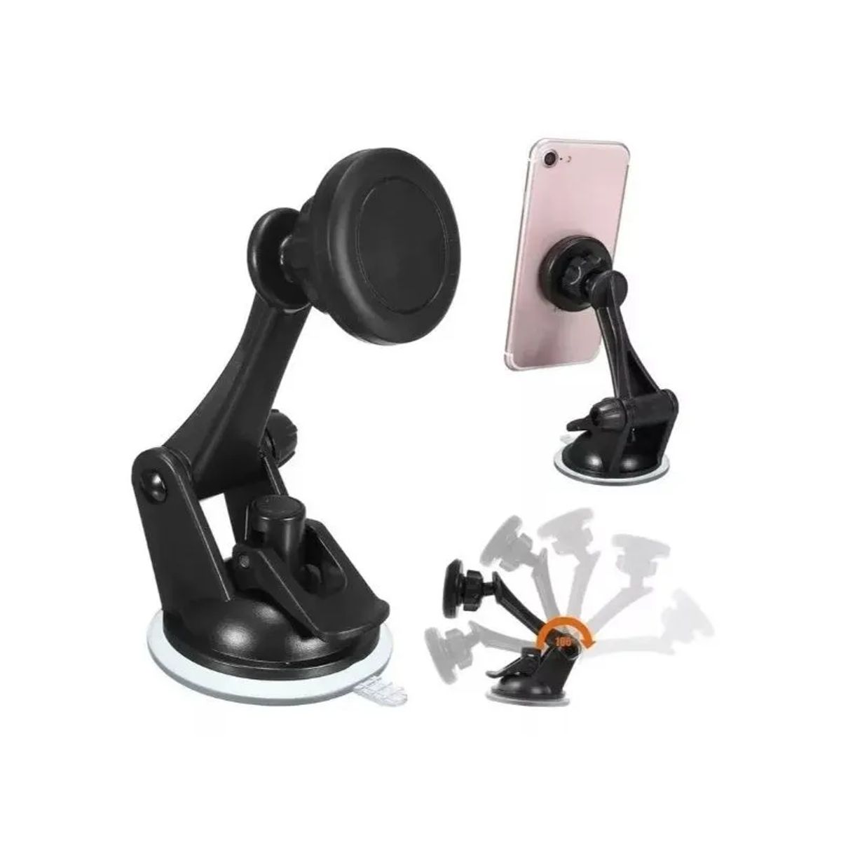 GENERICO - Soporte Para Telefono Base Porta Celular Auto Iman Incluido