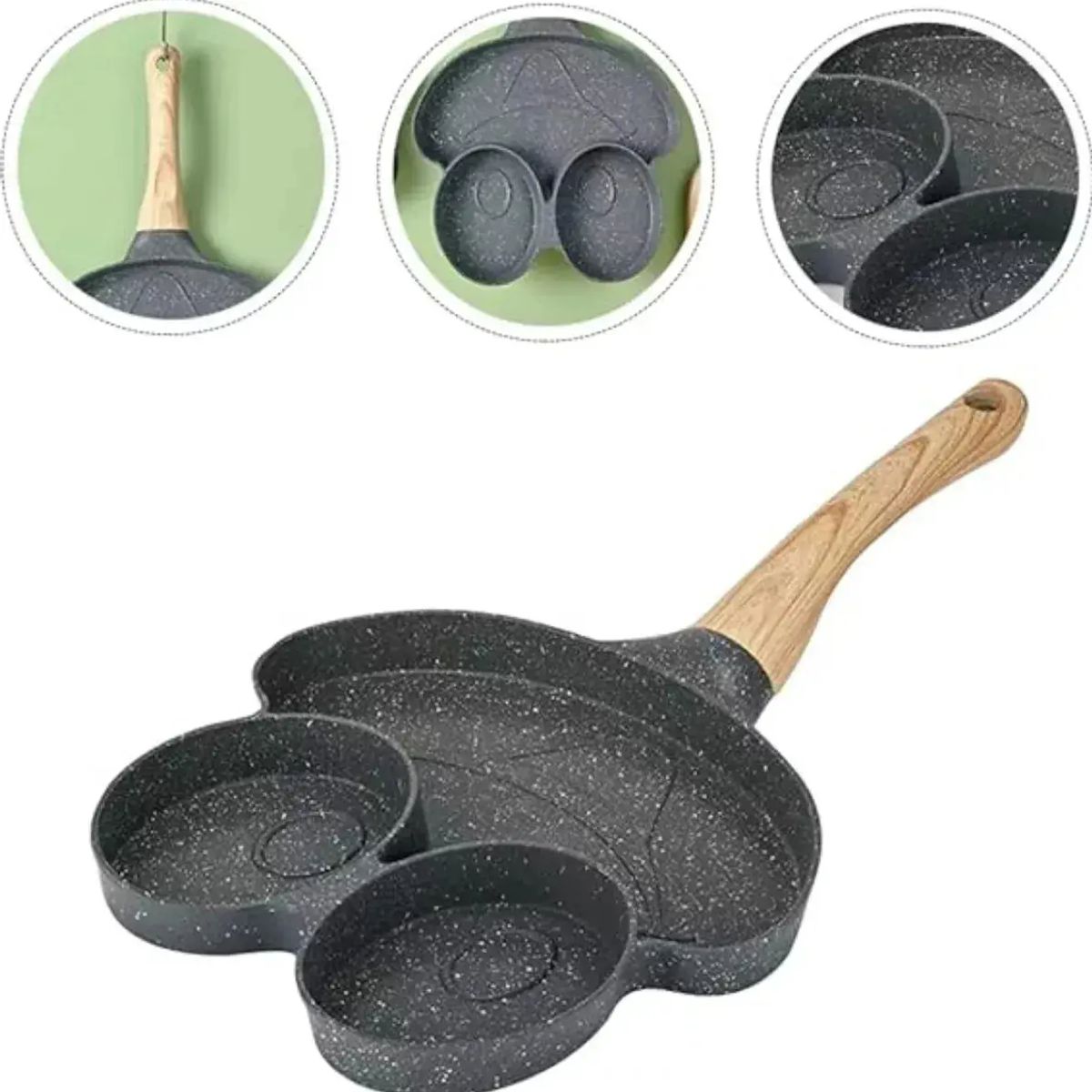 GENERICO - Sarten Para Huevos Fritos Y Tortillas Antihaderente Multiuso