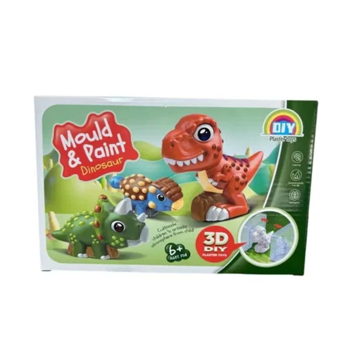 GENERICO - Juguete Kit Para Moldear Figuras De Dinosaurio 3D Para Niños