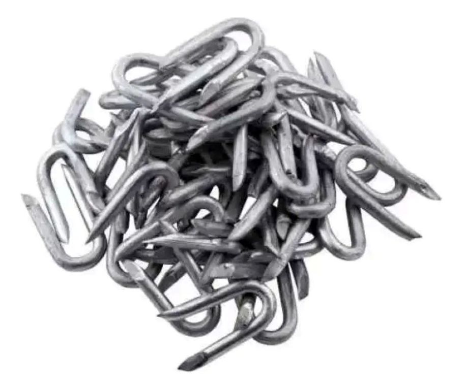 Grapa Galvanizada 1 1/2 PuLG X 8bwg (40x4.2mm) 1 Kg