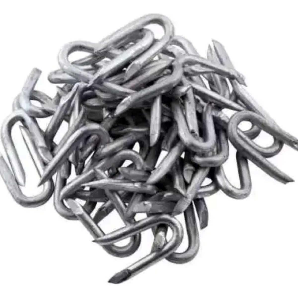 METALFER - Grapa Galvanizada 1 1/2 PuLG X 8bwg (40x4.2mm) 1 Kg