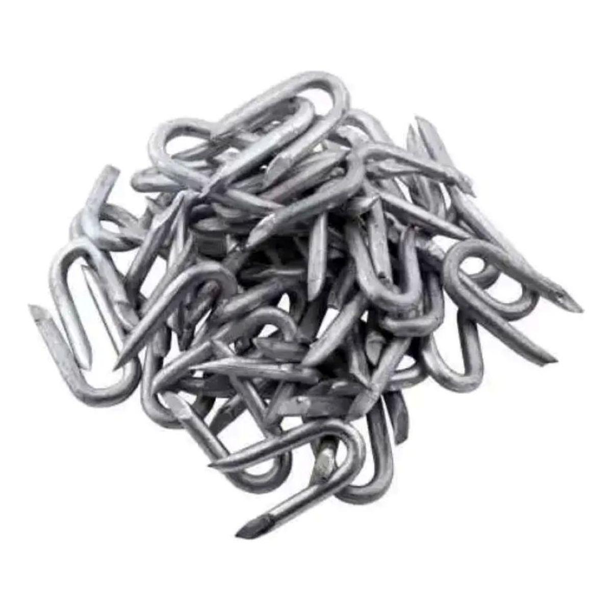 METALFER - Grapa Galvanizada 1 1/2 PuLG X 8bwg (40x4.2mm) 1 Kg