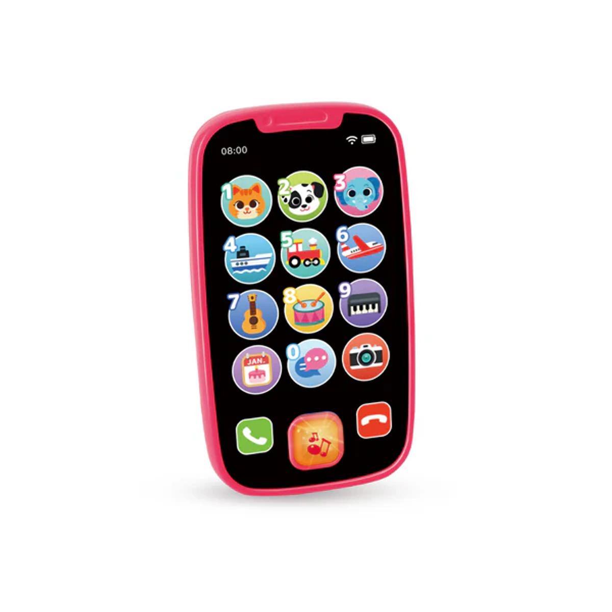 HOLA TOYS - Mi Primer Smartphone - Rosado - Hola Toys