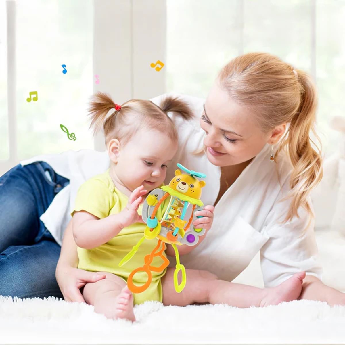 HOLA TOYS - Oso Interactivo Sacude y Tira - Hola Toys