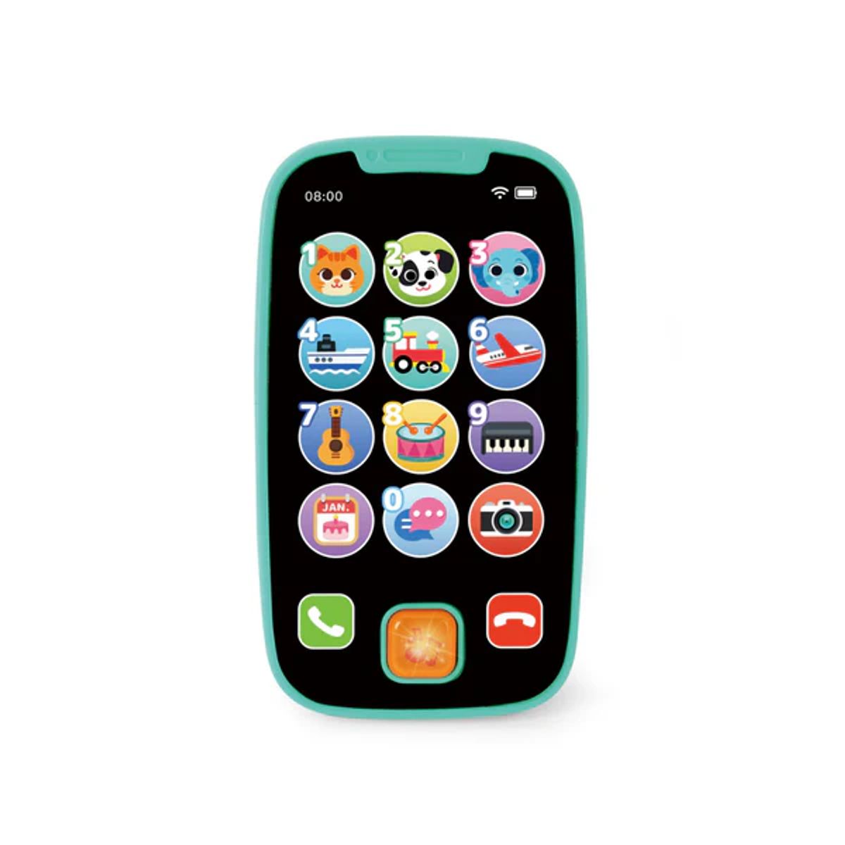 HOLA TOYS - Mi Primer Smartphone - Celeste - Hola Toys