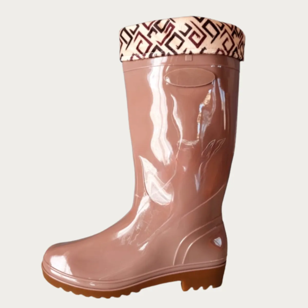 LIKE SHOP - Botas De Agua Larga Mujer Forro Interior Desmontable B288
