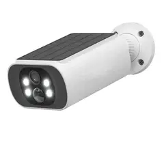 GENERICO - Camara De Seguridad Solar Wifi Ip 5G Exterior Ip66 Con Audio Blanco BELUG