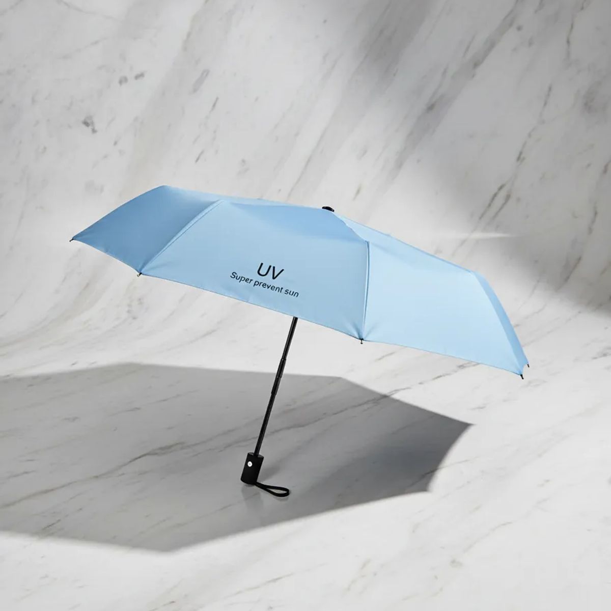 GENERICO - Paraguas Automático Plegable Antiviento 55cm Con Filtro Uv