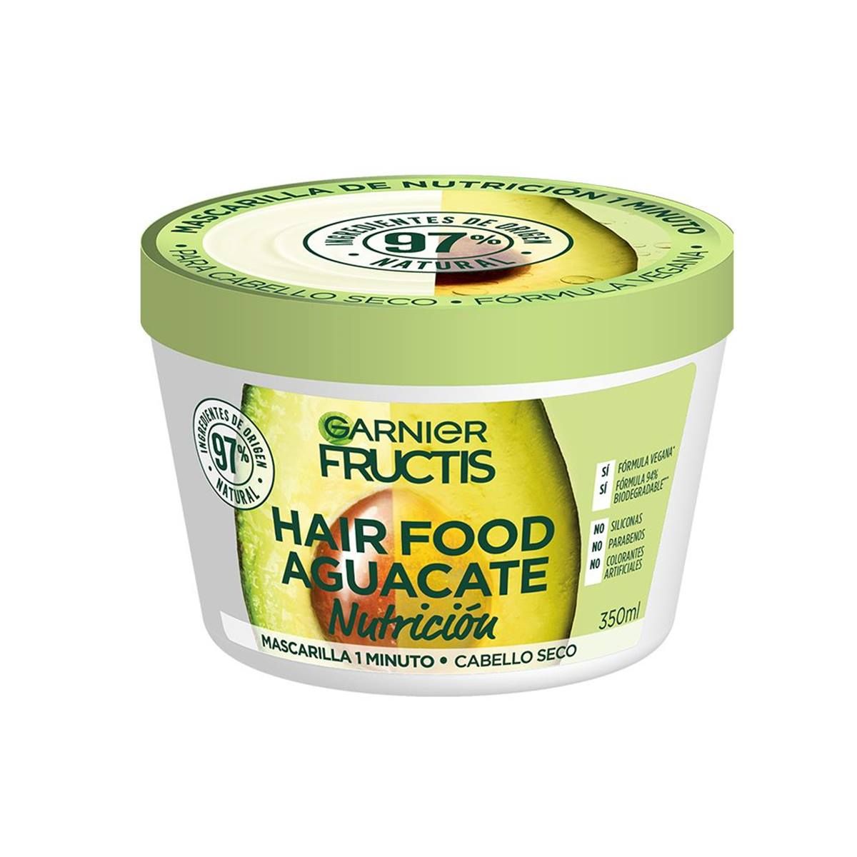 GARNIER - Mascarilla Capilar Hair Food Aguacate 350 ML - GARNIER