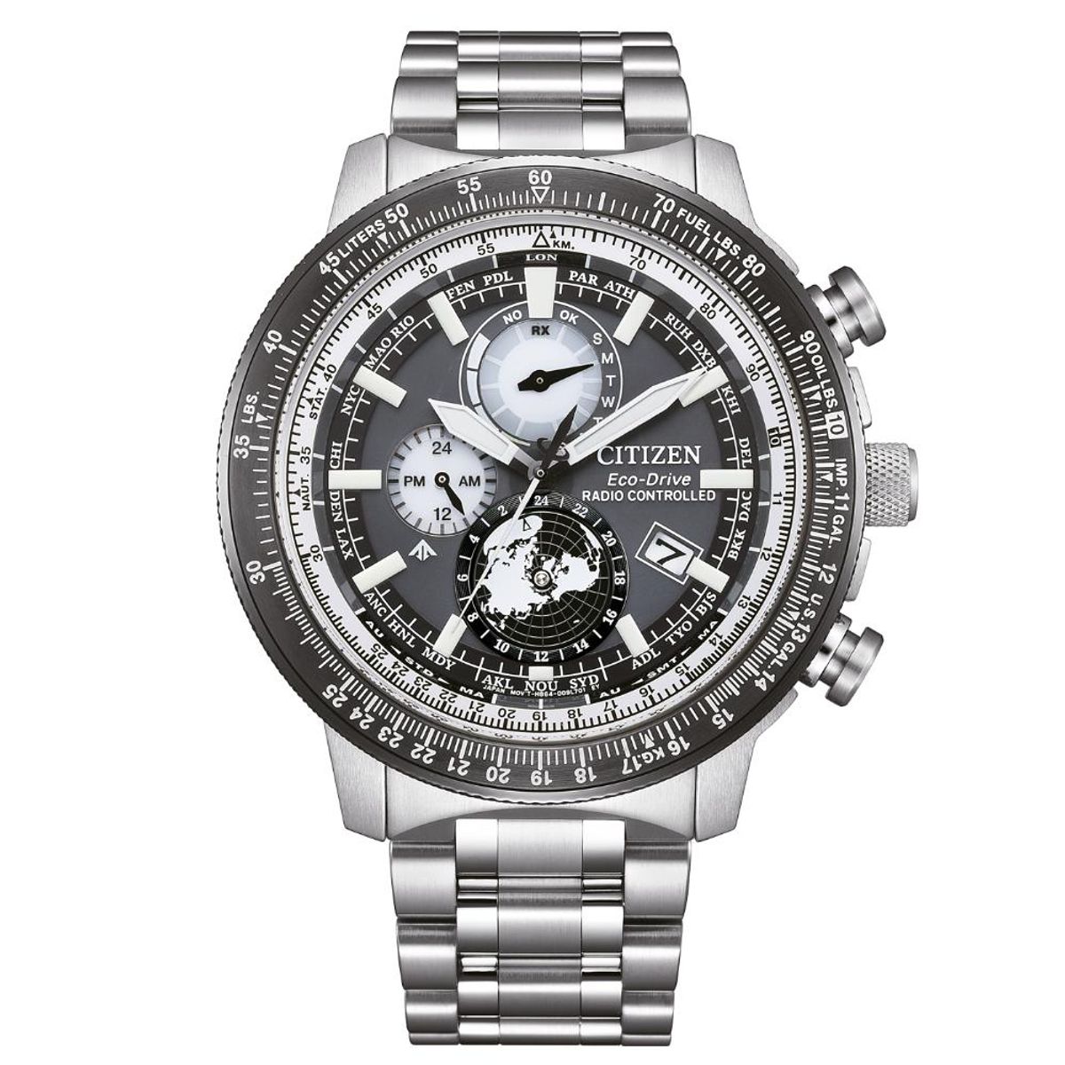 CITIZEN - Reloj Citizen Hombre BY3006-53H Geo Trekk Radiocontrolado