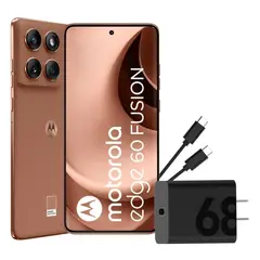 MOTOROLA - Smartphone Edge 60 Fusion 256GB 8GB RAM Rosa – Pantalla OLED, Cámara Avanzada, 5G