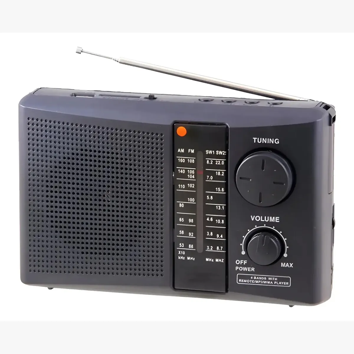 PHILCO - Radio Portatil Philco Fm Am Sw1 Sw2 Mp3 Usb Sd Color Negro