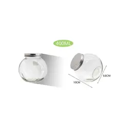 GENERICO - BOTELLA DE VIDRIO SELLADO ULTRA RESISTENTE DISEÑO MINIMALISTA HOGAREÑO DE 400ML