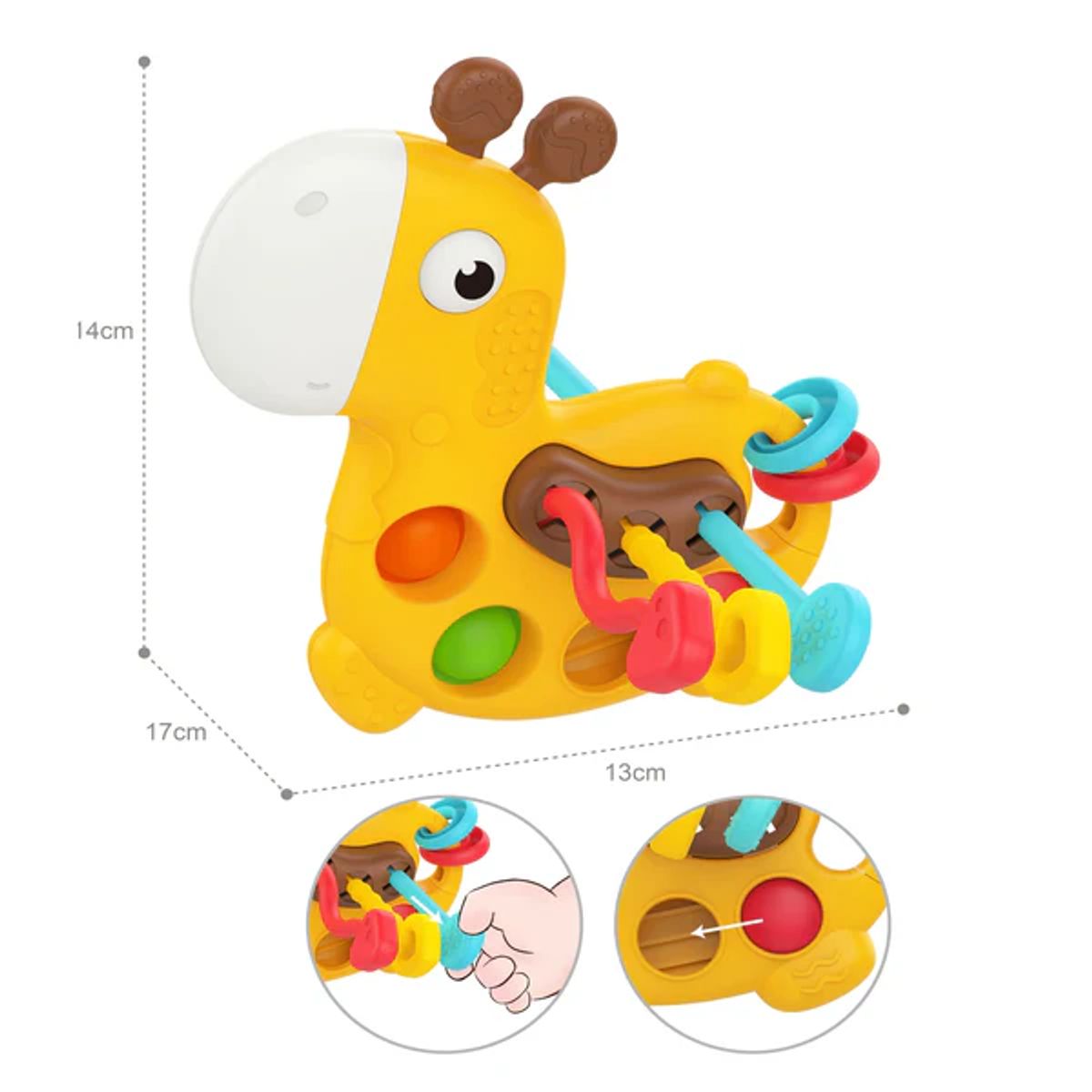 HUANGER - Juego Sensorial Montessori - Jirafa - Huanger