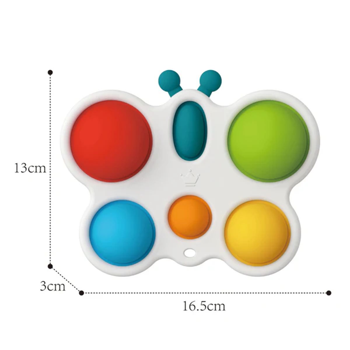 HUANGER - Tablero Apretable Silicona - Mariposa - Huanger