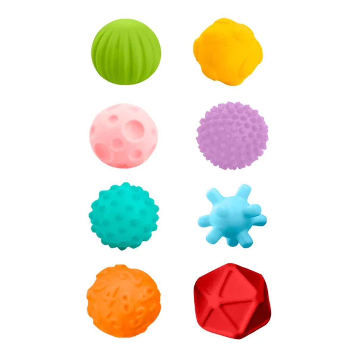 HUANGER - Pelotas con Texturas Divertidas 8 Piezas - Huanger