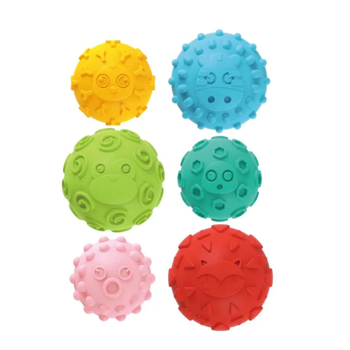 HUANGER - Pelotas con Textura 6 Piezas - Huanger