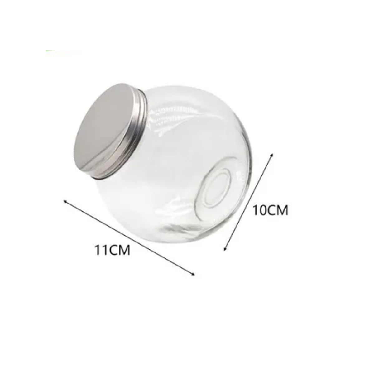 GENERICO - BOTELLA DE VIDRIO SELLADO ULTRA RESISTENTE DISEÑO MINIMALISTA HOGAREÑO DE 500ML
