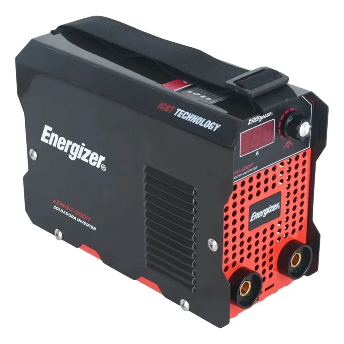 ENERGIZER - Soldadora Inverter Energizer 200amp Mini Negro, Compacta, portátil y potente .