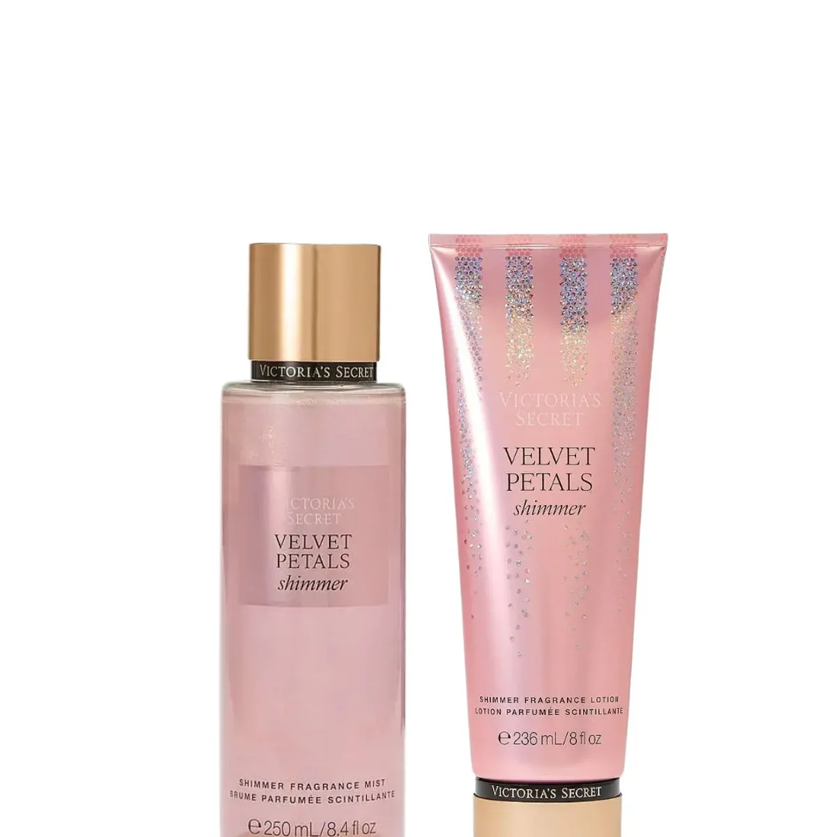 VICTORIA'S SECRET - Pack Crema y Colonia Velvet Petals Shimmer Victoria's Secret EDT Mujer 250 ml
