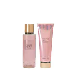 VICTORIA'S SECRET - Pack Crema y Colonia Velvet Petals Shimmer EDT Mujer 250 ml