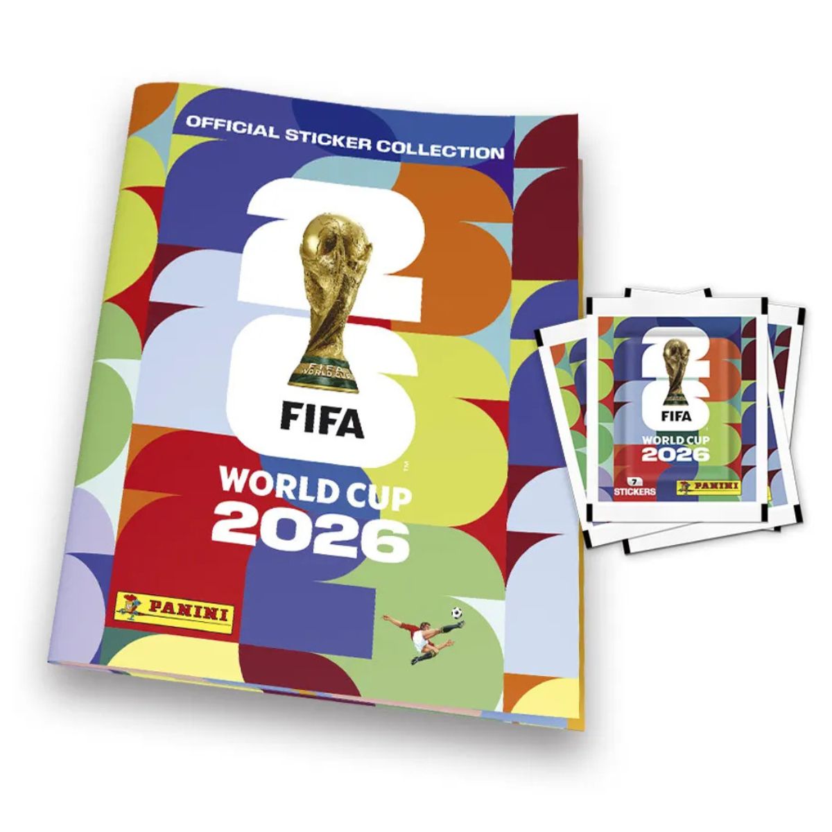 PANINI - Álbum Tapa Blanda Mundial De Futbol Fifa 2026 + 20 sobres