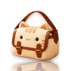 GENERICO - Bolso Bandolera Gato Gatito Kawaii De Felpa Tierno 20 Cm