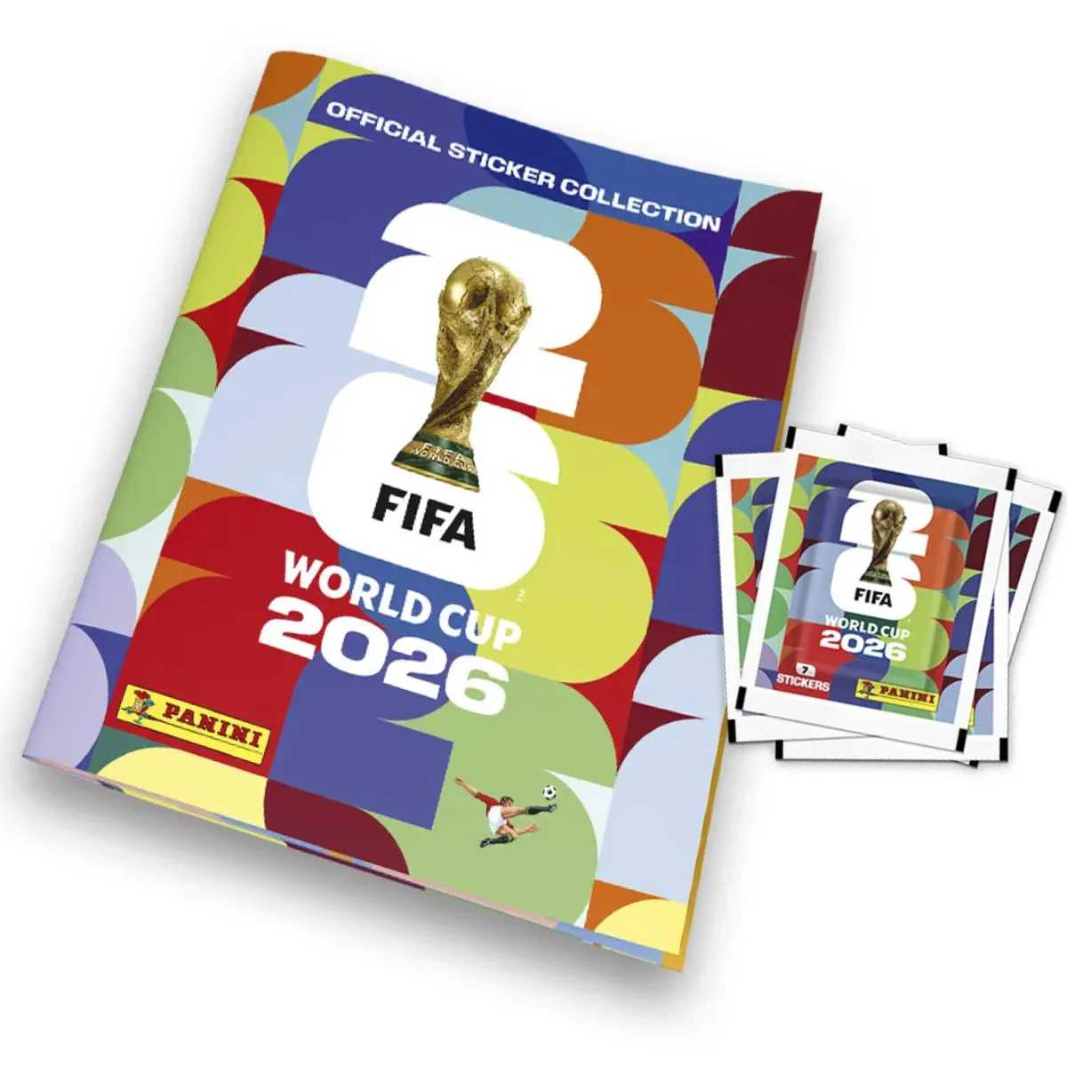 PANINI - Álbum Tapa Blanda Mundial De Futbol Fifa 2026 + 50 sobres