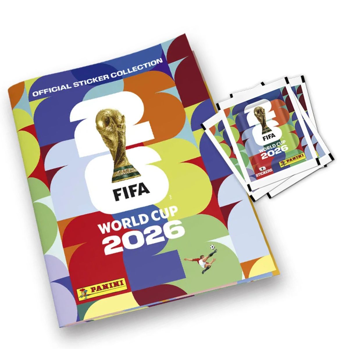 PANINI - Álbum Tapa Blanda Mundial De Futbol Fifa 2026 + 50 sobres