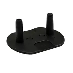 GENERICO - Cubre enchufe Negro 24 unidades