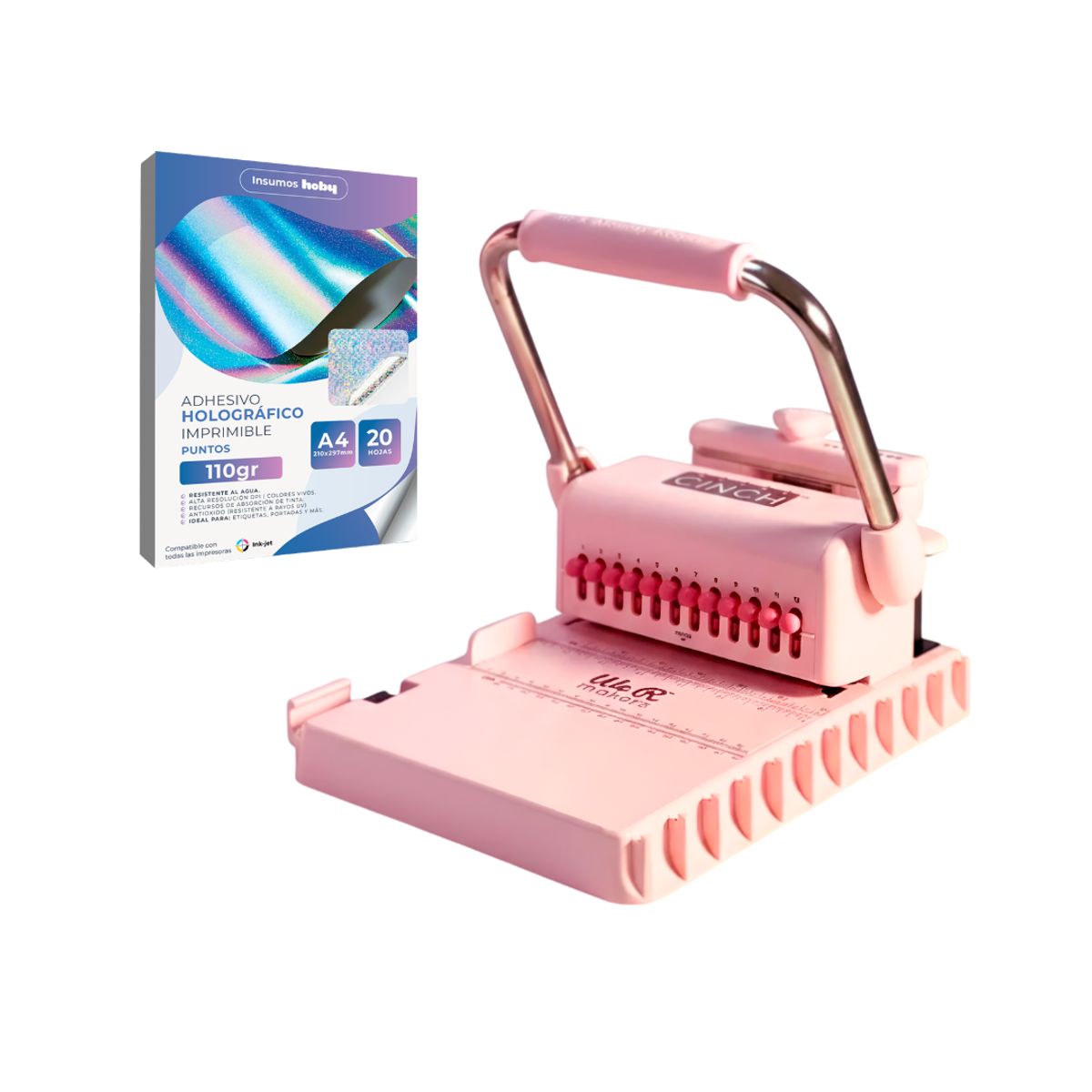 AMERICAN CRAFTS - Kit Encuadernadora Cinch Pink CP14