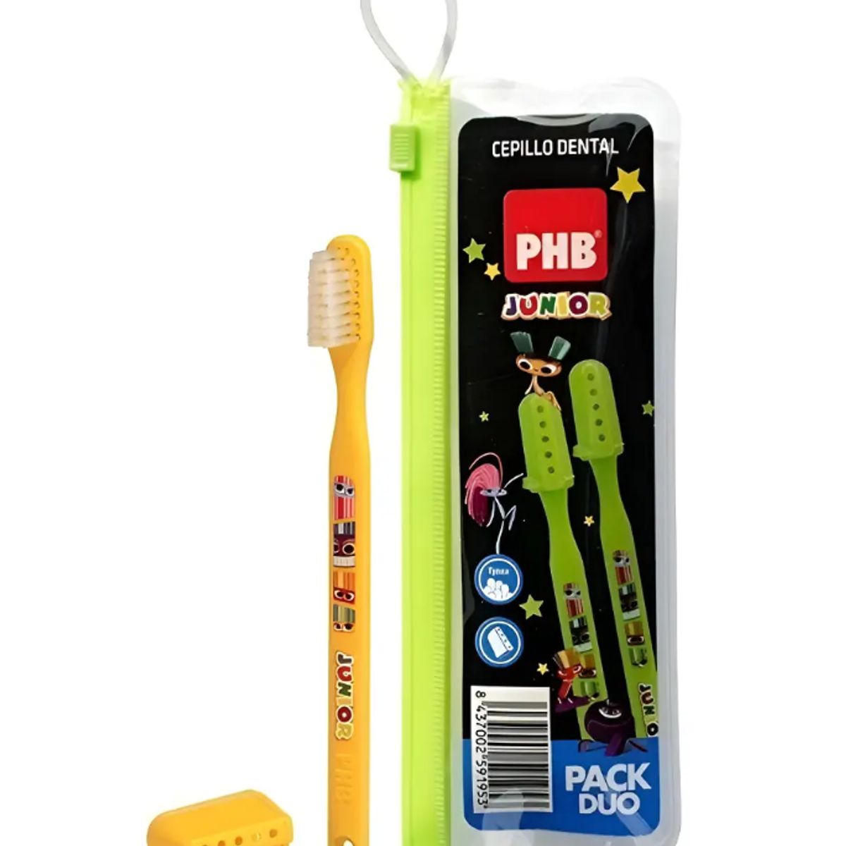 PHB - Phb Cepillo Dental Junior Pack X2 + Estuche