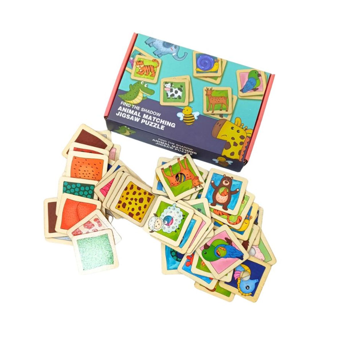 GENERICO - Juego De Mesa Para Niños Animales Deslizantes Puzzle