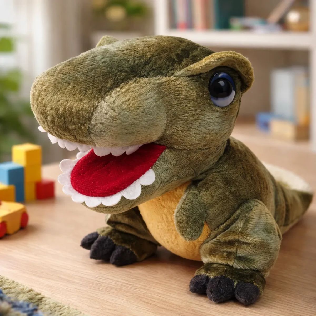 GENERICO - Peluche Dinosaurio T-rex 23-25 Cm Suave Y Colorido