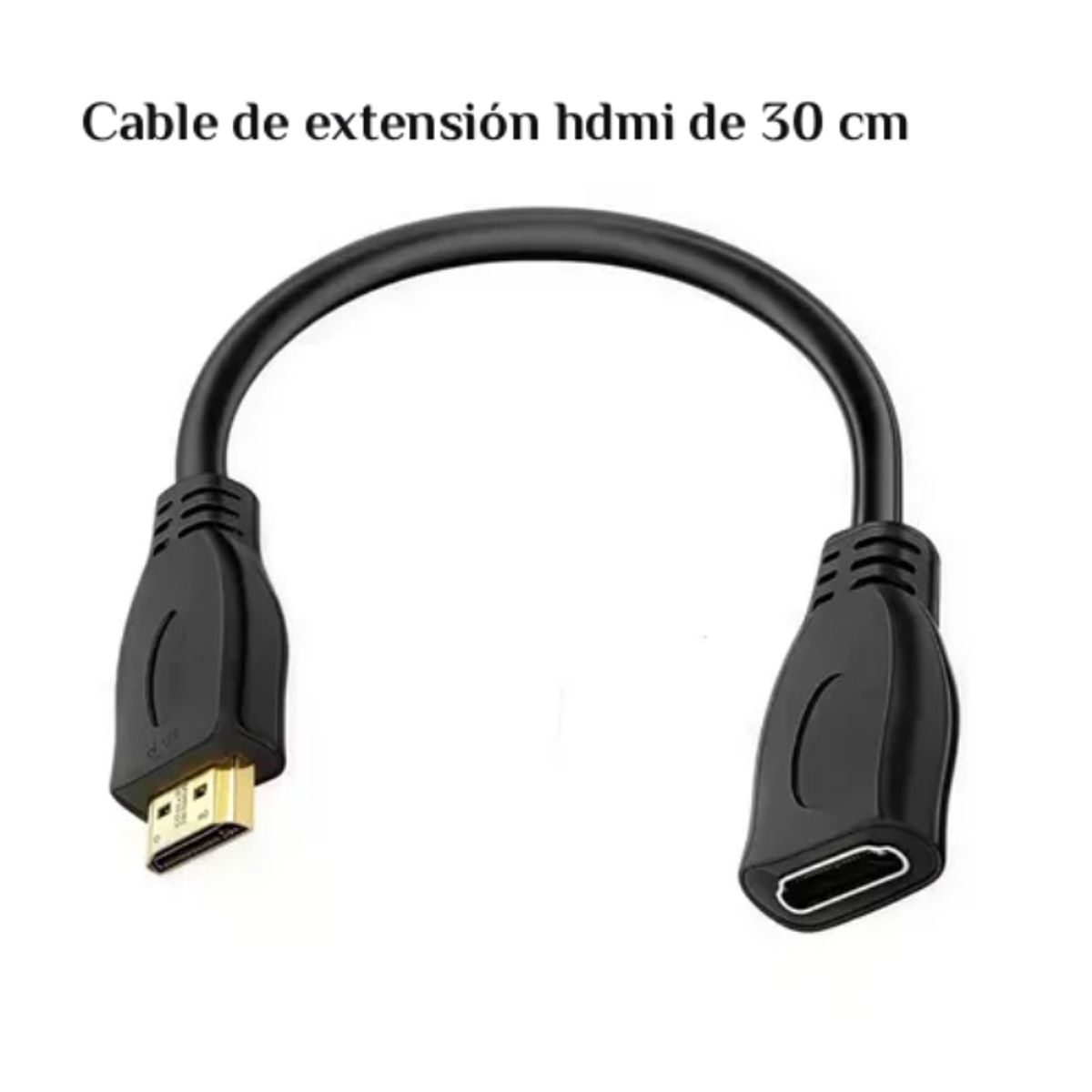 OEM - Cable Extensión Macho A Hembra Hdmi Cable 30 Cm