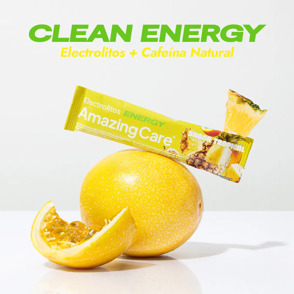 AMAZING CARE - Electrolitos Energy Amazing Care Tropical Bebida Hidratante 10 Sticks