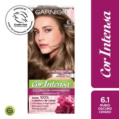 GARNIER - Tintura Cor Intensa 6.1 Rubio Oscuro Cenizo -