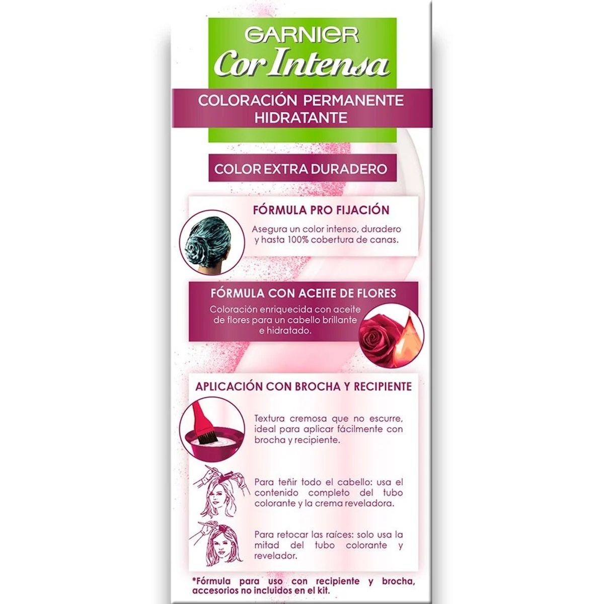 GARNIER - Tintura Cor Intensa 6.1 Rubio Oscuro Cenizo - GARNIER