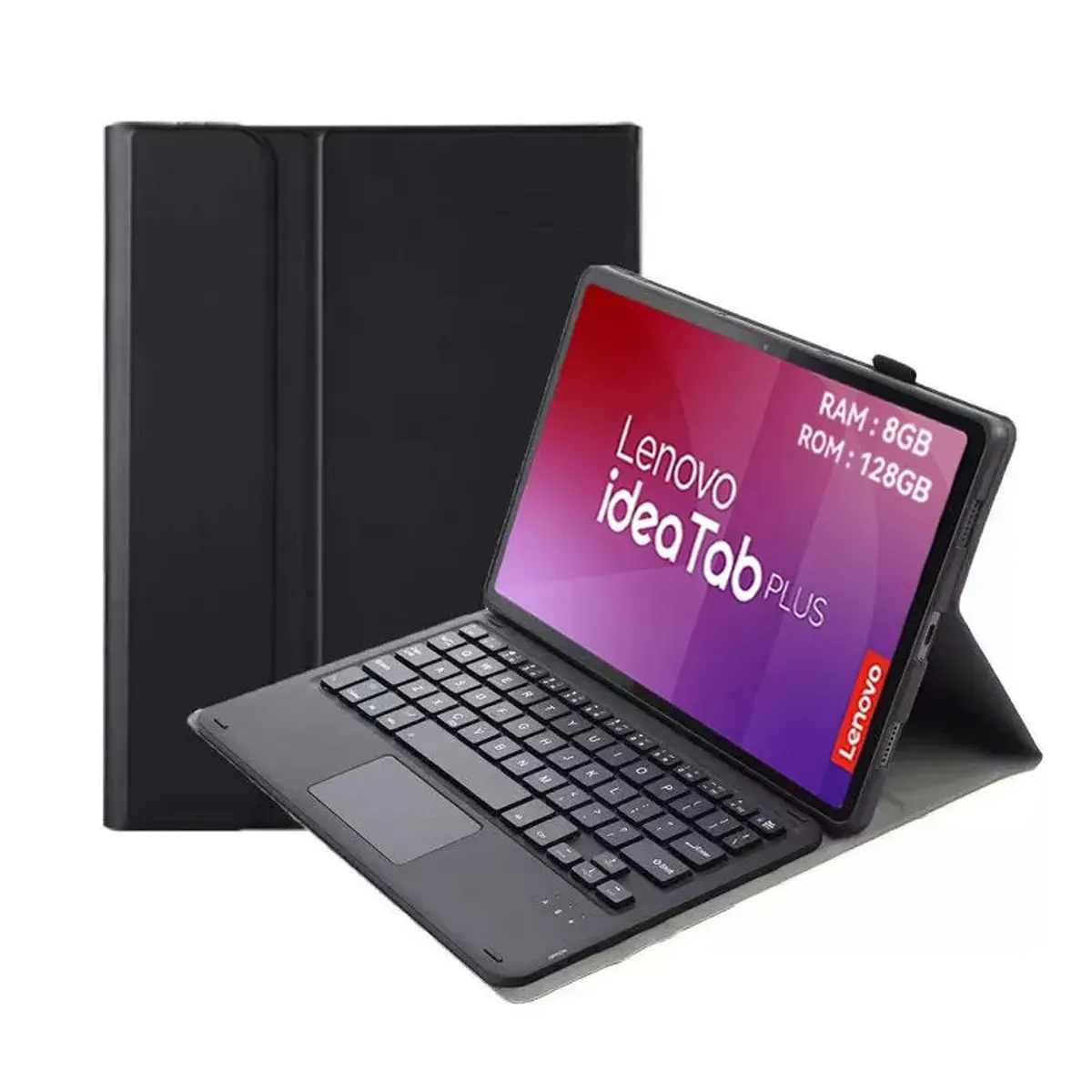 LENOVO - Tablet Lenovo Idea Tab Plus 8GB+128GB WiFi 12.1 Gris+Teclado Negro+Lápiz táctil
