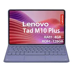 LENOVO - Tablet M10 Plus 4GB+128GB WiFi+Teclado Púrpura